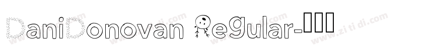 DaniDonovan Regular字体转换
